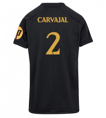 Real Madrid Daniel Carvajal #2 Tercera Equipación Mujer 2023-24 Manga Corta